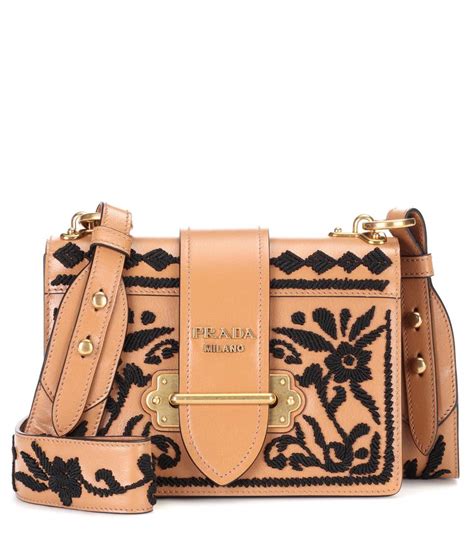 prada embroidered cahier trunk bag|Prada Madras Embroidered Cahier Bag .